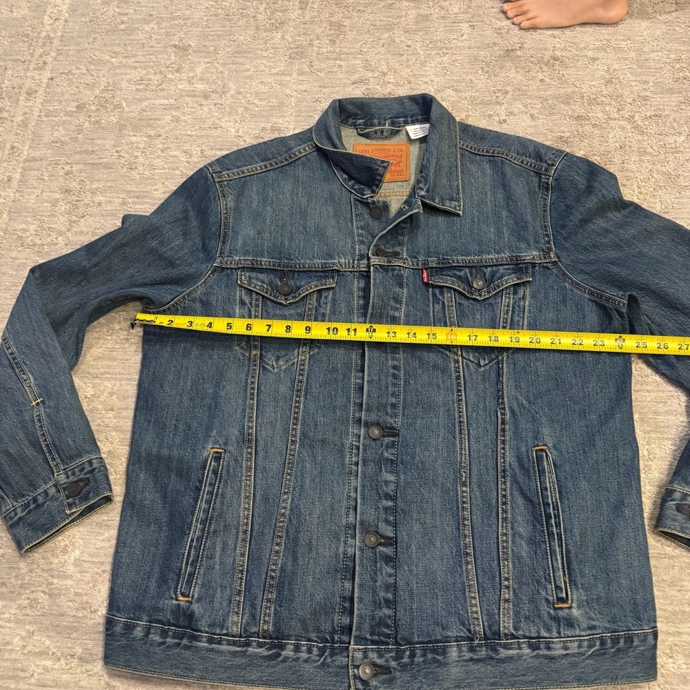 Levi's The Trucker Jacket Medium Wash Denim XXL 72334-0136 - Picture 14 of 16